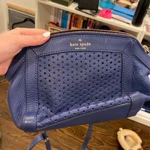blue authentic kate spade crossbody bag
